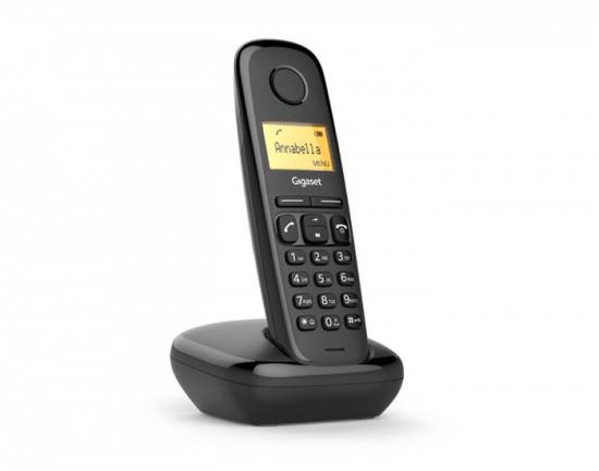 Teléfono inalámbrico Dect Gigaset A170, negro